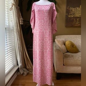 La Mer Luxe Resort wear Pink Maxi Dress Sz XS